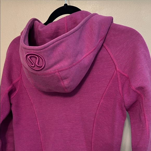 Lululemon Cozy Magenta Zip-Up Hoodie - Picture 3 of 6